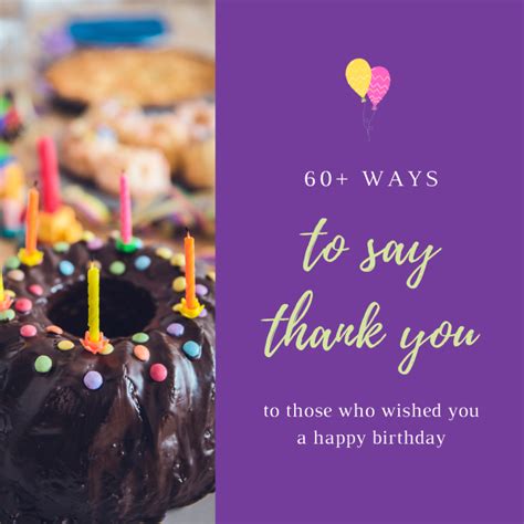 Thanks Quotes For Birthday Wishes 50 Best Thank You Messages For