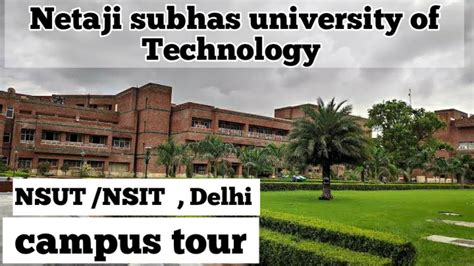 Nsut Delhi Nsit Delhi Netaji Subhas University Of Technology