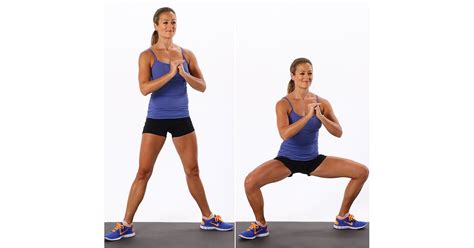 Sumo Squats Bodyweight Workout For Weight Loss Popsugar Fitness Photo 2