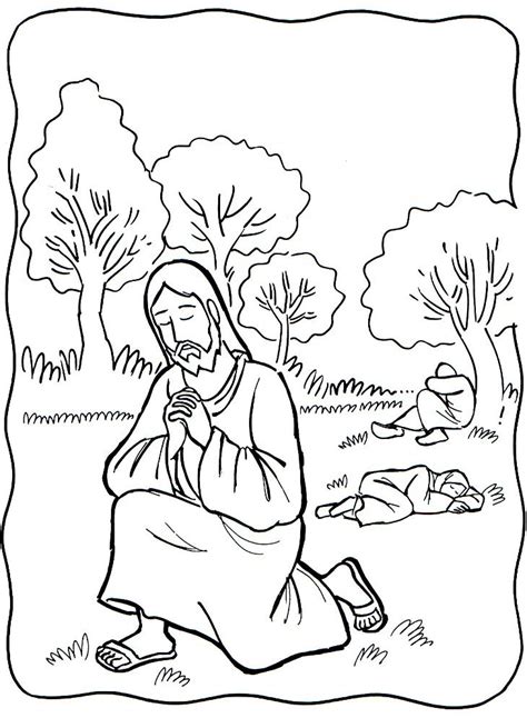 Garden Of Gethsemane Coloring Pages