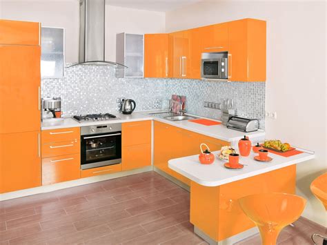 Orange Kitchens Positive And Uplifting Feel