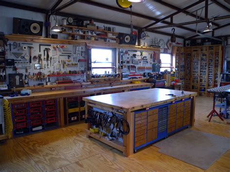 Workbench Home Workshop Garage Workshop Shop Layout