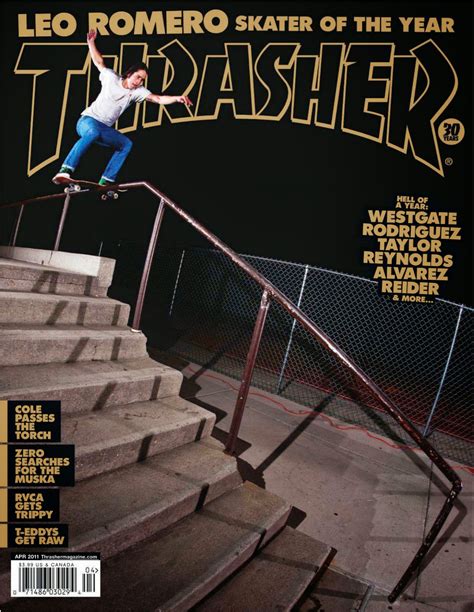 Skateboard Magazine Archive Thrasher April