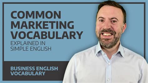 Common Marketing Vocabulary Explained In Simple English Youtube
