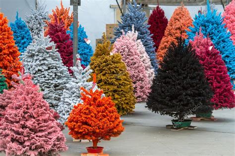 Flocked Christmas Trees — Stock Photo © Terivirbickis