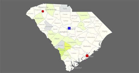 South Carolina Counties Illinois Map Anacollege