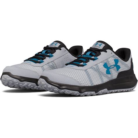 Under Armour Mens Ua Toccoa Running Shoes In Black For Men Lyst