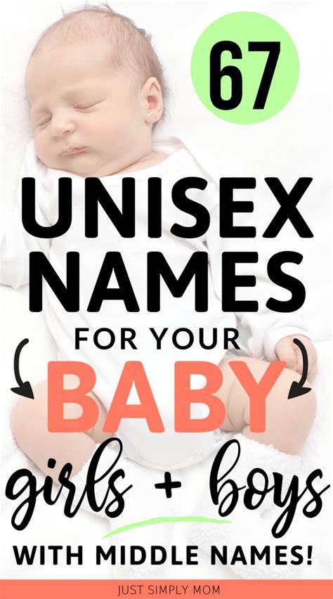 67 Unique Unisex Names For Baby Girls And Boys Unisex Name Unique