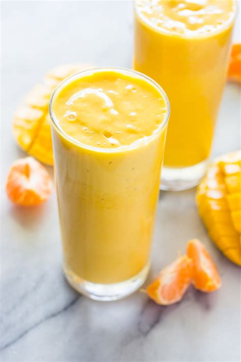Healthy Mango Orange Banana Sunrise Smoothie Gimme Delicious