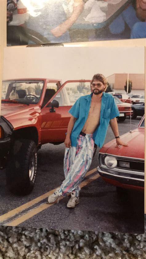 My Father In The Late 80s Tarzan Kicks Survival Father 80s Vintage