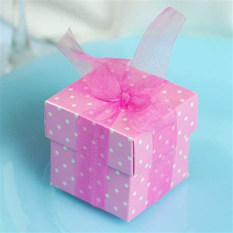 Polka Dot Favor Boxes Polka Dot Baby Shower Favor Boxes