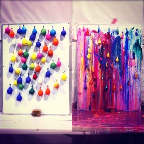 Balloon Dart Splatter Paint Like In Princess Diaries Could Put On A