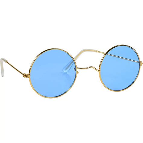 Blue Round Sunglasses 4 3 4in X 1 3 4in Party City
