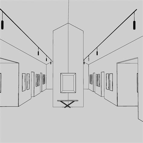 Art Gallery Museum Interior 3d Model Cgtrader