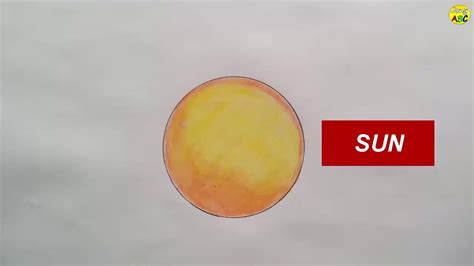 Easy And Simple Sun Drawing How To Draw Sun Quickly Coloring And