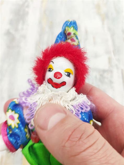 Clown Porcelain Clown Vintage Porcelain Clown Doll Soft Body Etsy