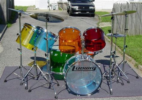A Vintage Ludwig Set Versa Lite In Jelly Bean Drums Vintage Drums