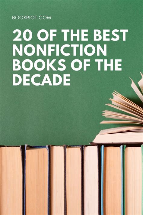 20 of the best nonfiction books of the decade book riot
