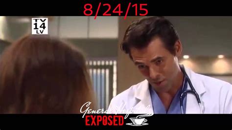 GENERAL HOSPITAL PREVIEW 8/24/15 - YouTube