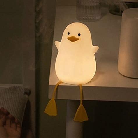 Cute Duck Night Light Soft Glow Apollobox