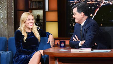 busy philipps reveals her dream talk show guest is oprah busy philipps stephen colbert
