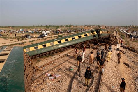 At Least 28 Killed After Train Derails In Southern Pakistan