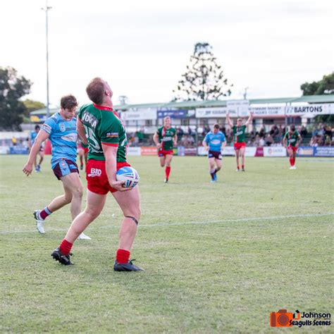 Seagulls Scenes Round 7 Action From Bmd Kougari Oval Wynnum Manly
