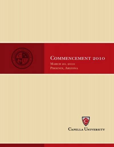 Commencement 2010 Capella University