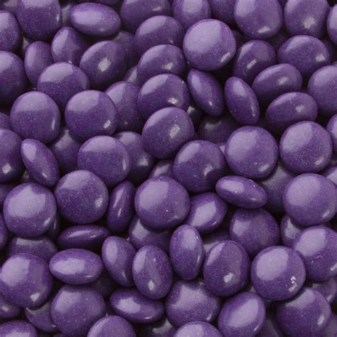 Purple Chocolate Lentils Gems • Chocolate Candy Buttons And Lentils