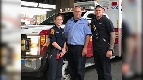 Fdny Emt Workers Rescue Drowning Individual From East River In New York