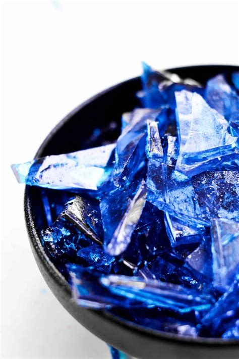 How To Make Rock Candy Blue Rock Candy Recipe The Cookie Rookie