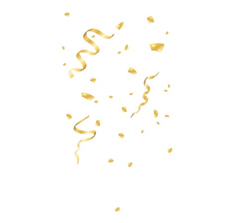 Gold Confetti Png Image Background Png Arts