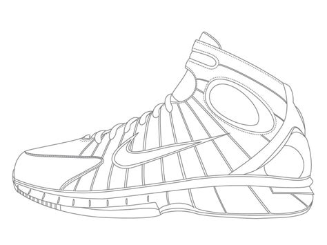 Nike Shoes Coloring Pages Coloring Home