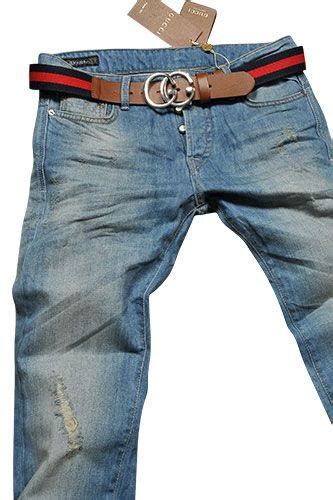 Gucci Mens Jeans With Belt 77 Details Straight Leg Every Guy Needs A