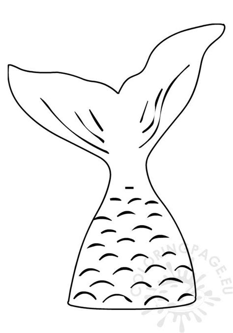 Free Printable Mermaid Tail Template Nismainfo
