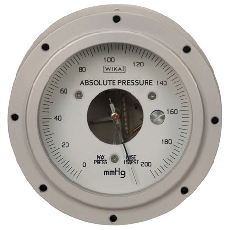 Absolute Pressure Test Gauge A Wika Canada