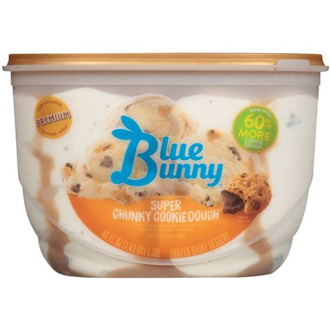 Blue Bunny Premium Super Chunky Cookie Dough Ice Cream 46 Fl Oz