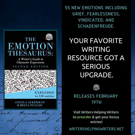 The Emotion Thesaurus - An Updated Issue on the Way! | Shelley Munro ...