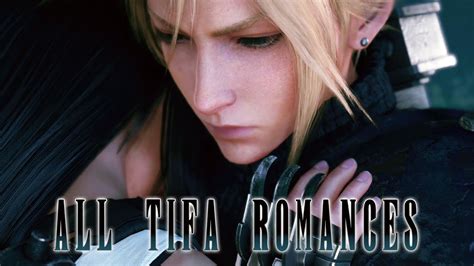 Final Fantasy 7 Remake All Tifa Romantic Scenes Youtube