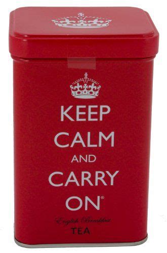 Keep Calm And Carry On Tea Tin English Breakfast Tea 40 Bags 125g 44 Oz Read More Reviews Of