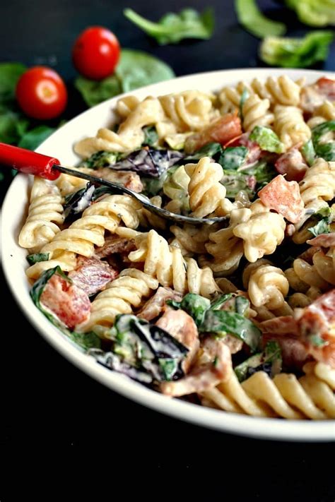 Blt Pasta Salad With Ranch Dressing My Gorgeous Recipes