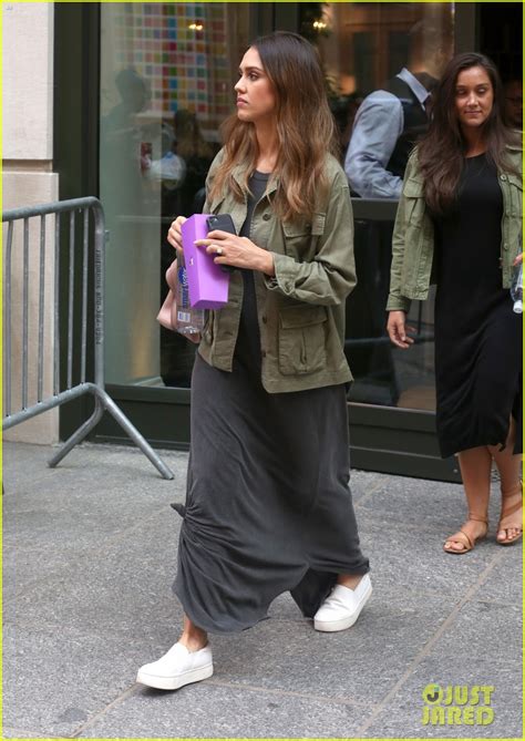 Jessica Alba Rocks Four Outfits In One Day While Promoting Planet Of