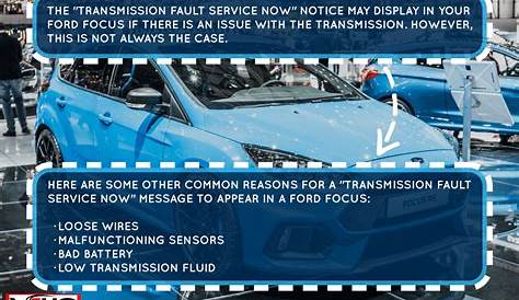 transmission fault service now ford escape 2015