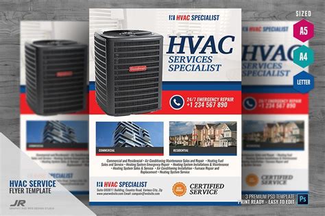 Hvac Services Flyer V2 Design Template Boost Your