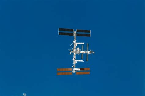 Dvids Images Exterior View Of The Iss Taken During The Sts 118 Mission
