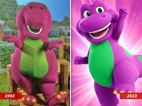 Barney The Dinosaurs New Look Dragged By Social Media Haveuheard