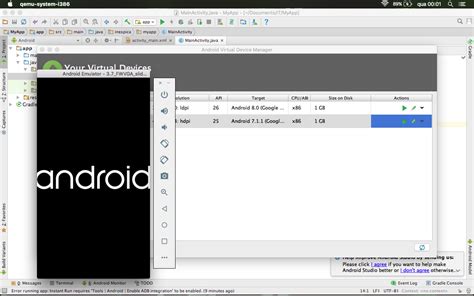 Android Studio Not Launching Emulator Mac Industrychlist