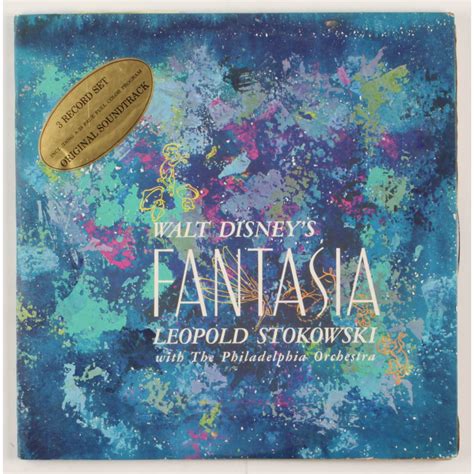 Walt Disney S Fantasia Vinyl Record Lp Book Pristine Auction