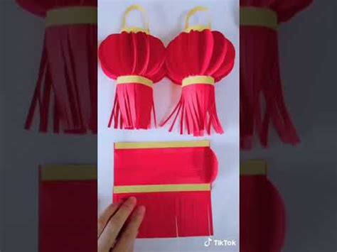 Kemudian, lipat kertas minyak, menjadi 16 lembar. Cara membuat lampion dengan kertas lipat - YouTube