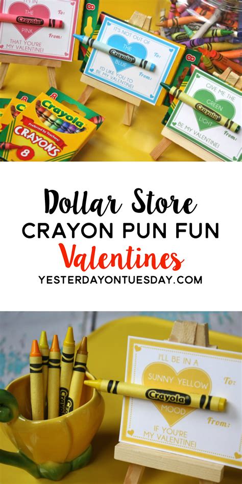 Looking for funny valentine puns to share on valentine's day? 20 Darling Dollar Store Valentines | Yesterday On Tuesday